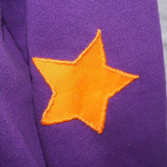 Vintage 80s Rainbow Brite Reworked Star Patch Raglan Sweatshirt - Picture 7 of 11